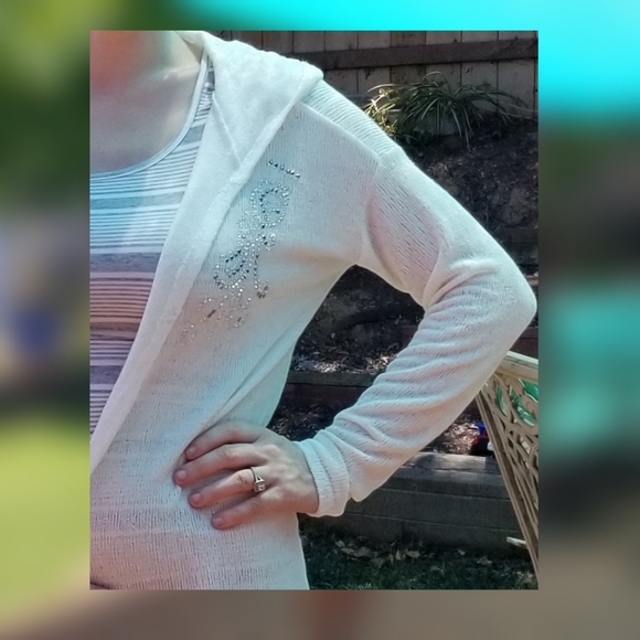 SOLD Cardigan Hoodie NWT - Picture 4 of 5